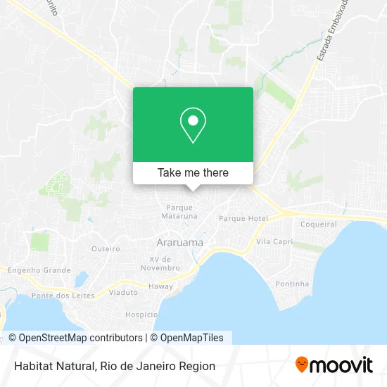 Habitat Natural map