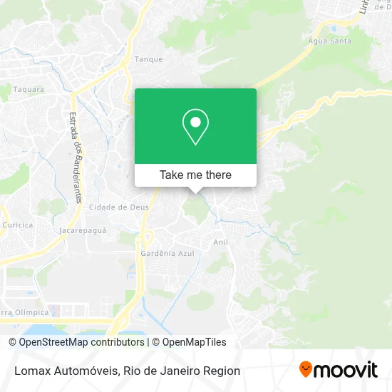 Lomax Automóveis map