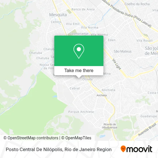 Posto Central De Nilópolis map