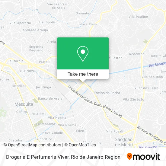 Drogaria E Perfumaria Viver map