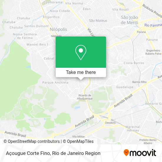 Açougue Corte Fino map