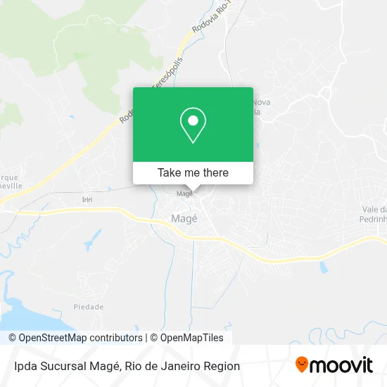Ipda Sucursal Magé map