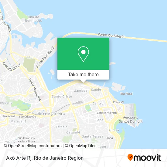 Axô Arte Rj map