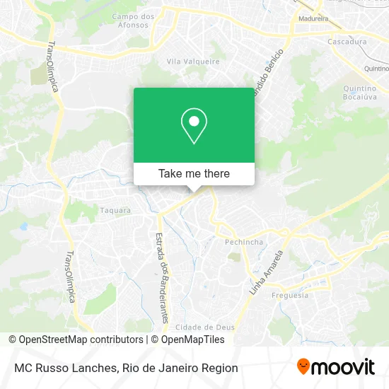 MC Russo Lanches map