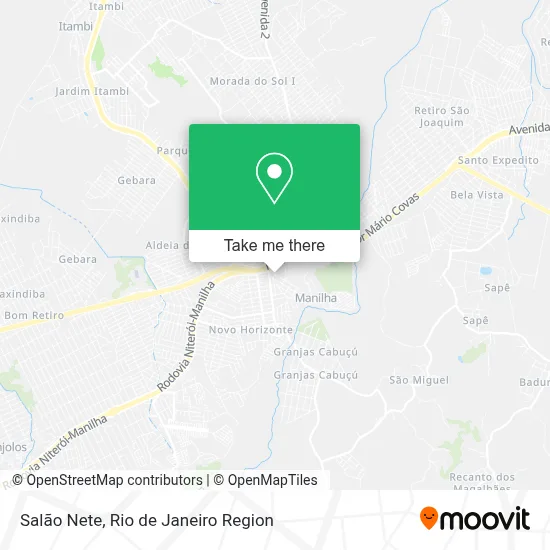 Salão Nete map