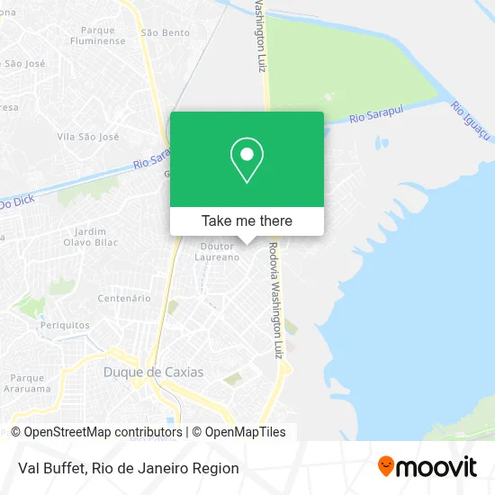 Val Buffet map