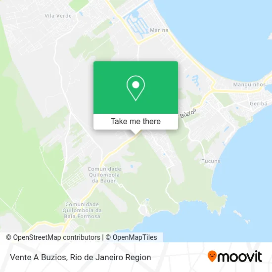 Vente A Buzios map