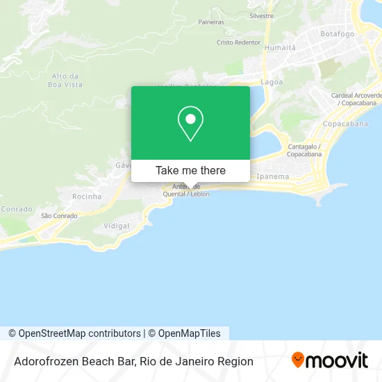 Adorofrozen Beach Bar map