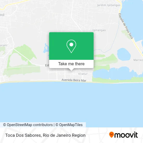 Toca Dos Sabores map