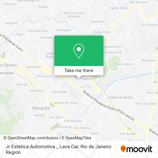 Jr Estetica Automotiva _ Lava Car map
