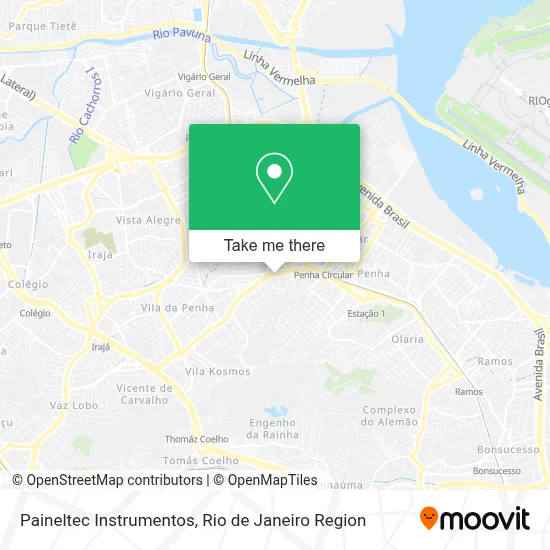 Paineltec Instrumentos map