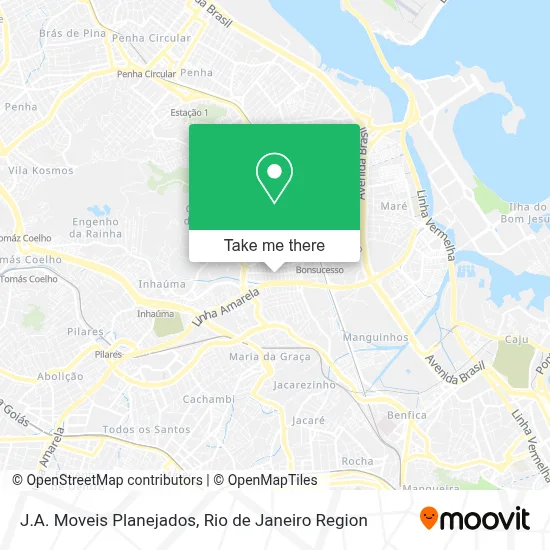 J.A. Moveis Planejados map
