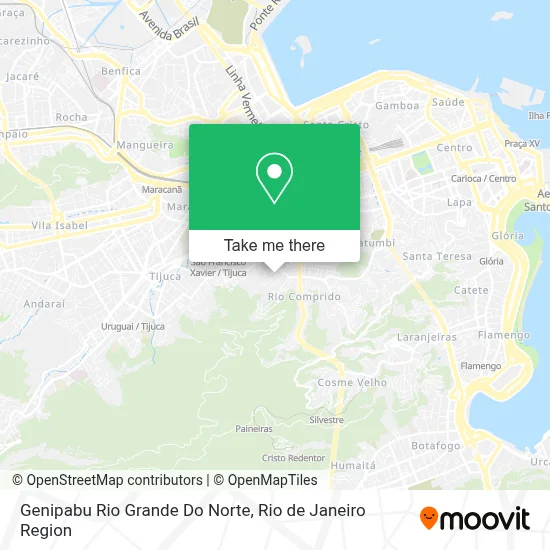 Genipabu Rio Grande Do Norte map