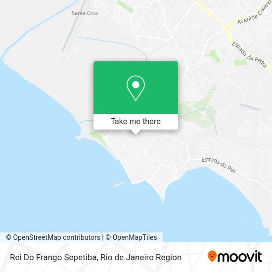 Rei Do Frango Sepetiba map