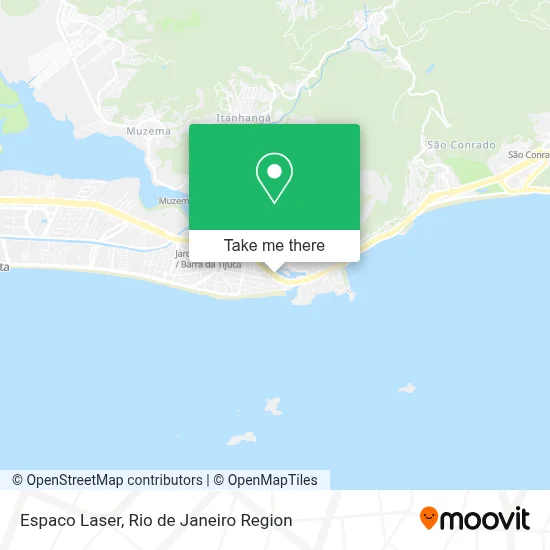 Espaco Laser map