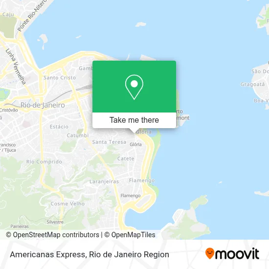 Americanas Express map