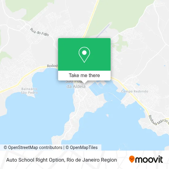 Auto School Right Option map
