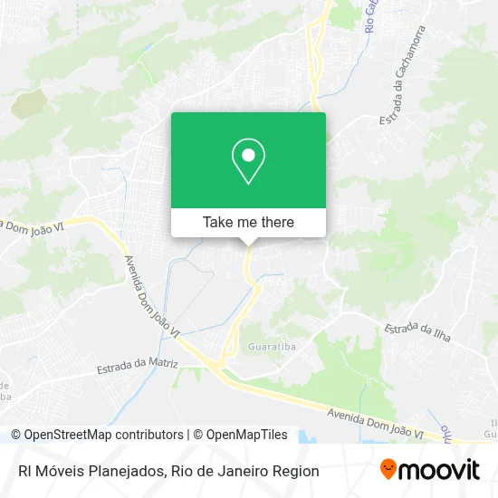 Rl Móveis Planejados map