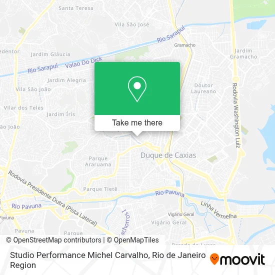 Studio Performance Michel Carvalho map
