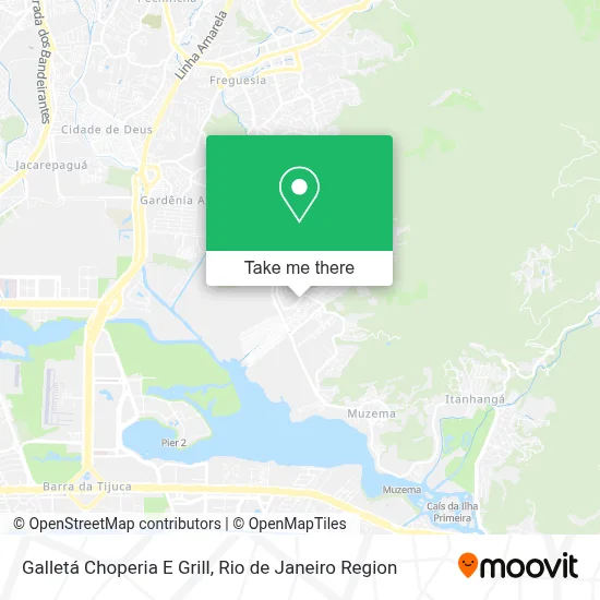 Galletá Choperia E Grill map