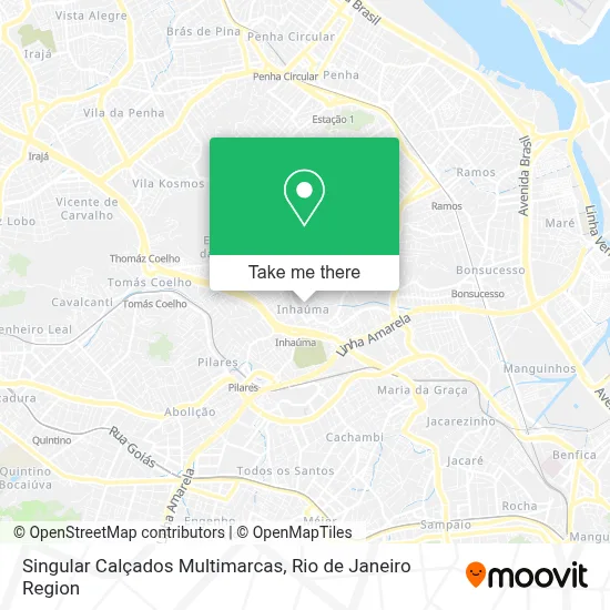 Singular Calçados Multimarcas map