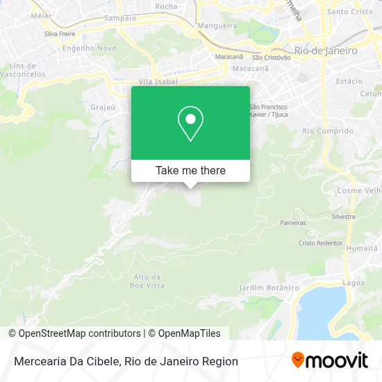 Mercearia Da Cibele map