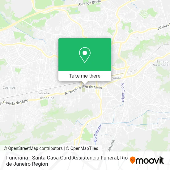 Funeraria - Santa Casa Card Assistencia Funeral map