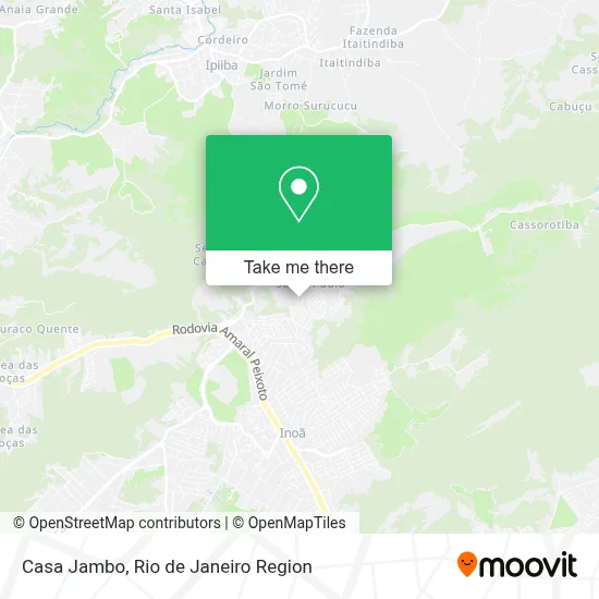 Casa Jambo map