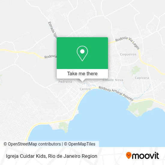 Igreja Cuidar Kids map