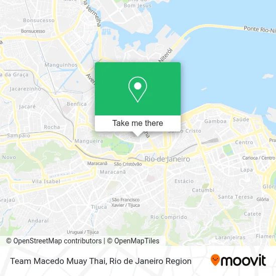 Team Macedo Muay Thai map