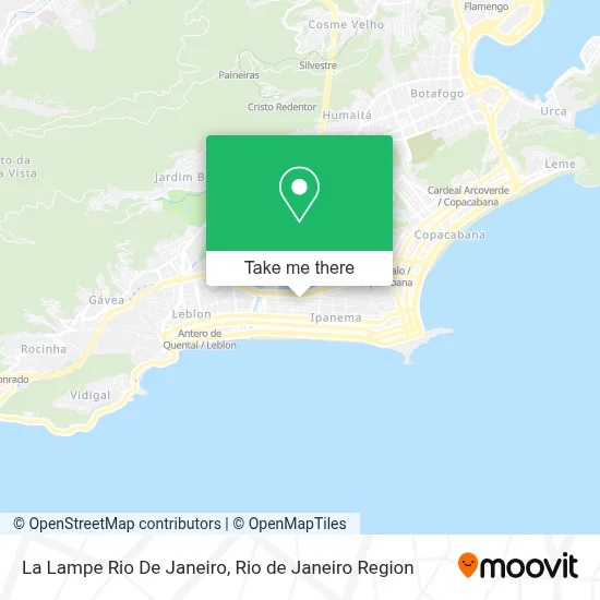 La Lampe Rio De Janeiro map