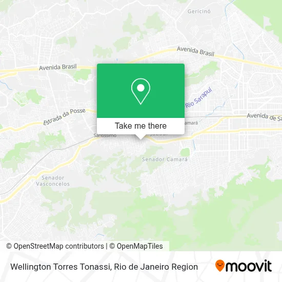 Wellington Torres Tonassi map