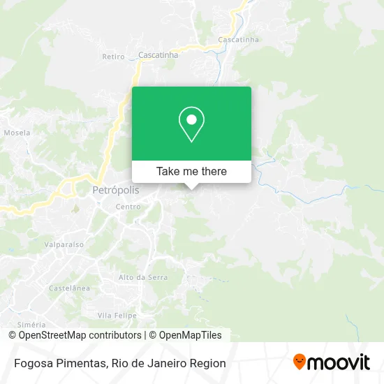 Fogosa Pimentas map