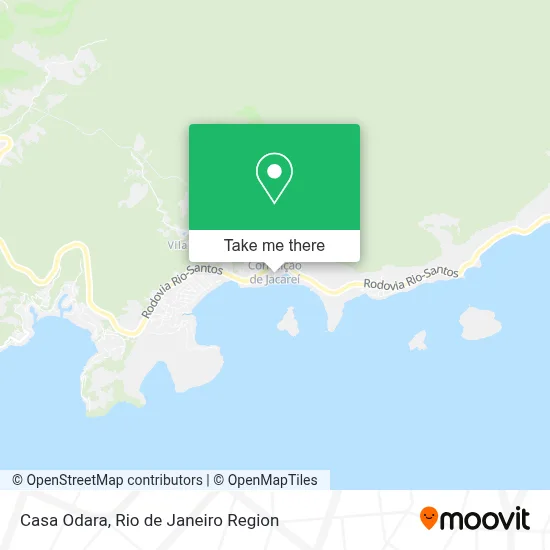 Casa Odara map