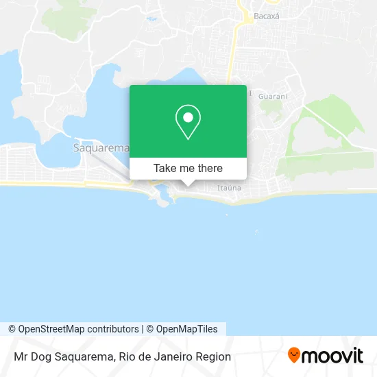 Mr Dog Saquarema map