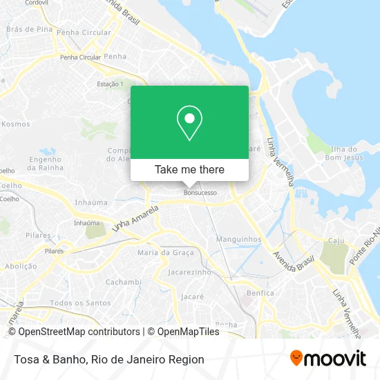Tosa & Banho map
