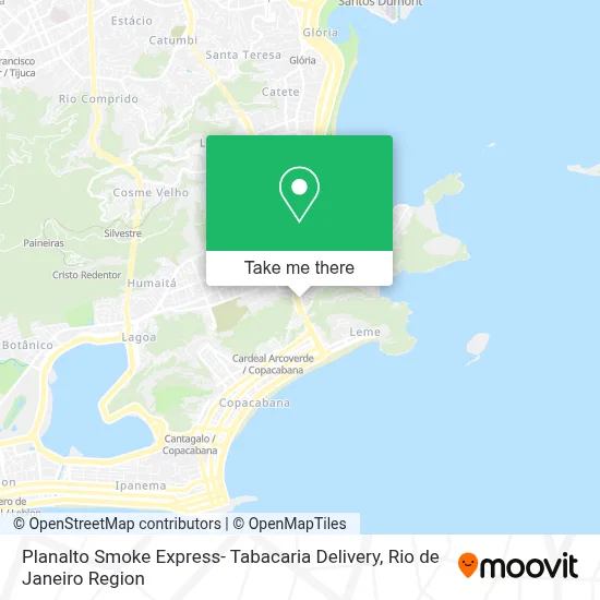 Planalto Smoke Express- Tabacaria Delivery map