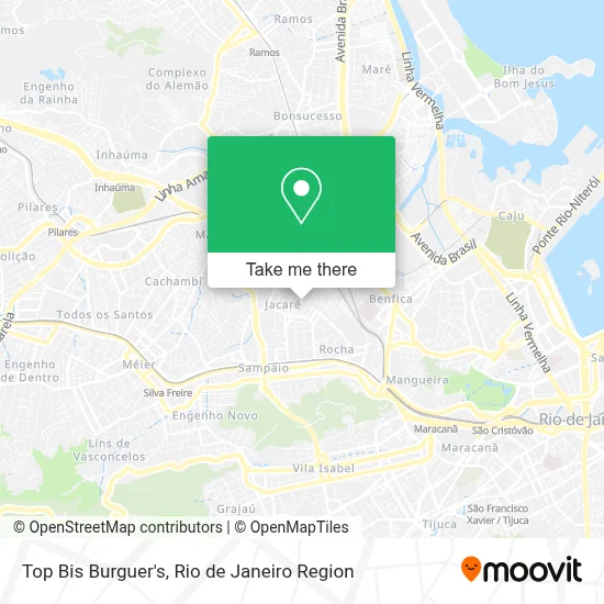 Top Bis Burguer's map