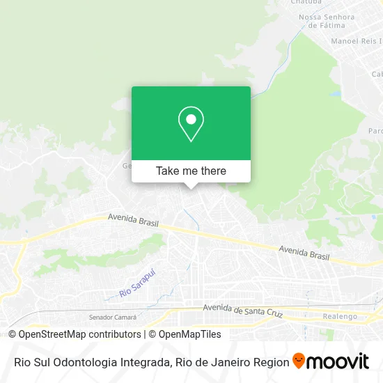 Rio Sul Odontologia Integrada map