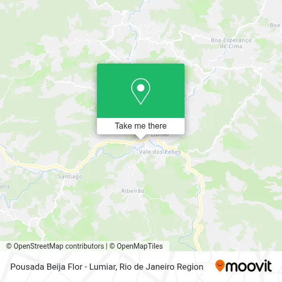 Pousada Beija Flor - Lumiar map