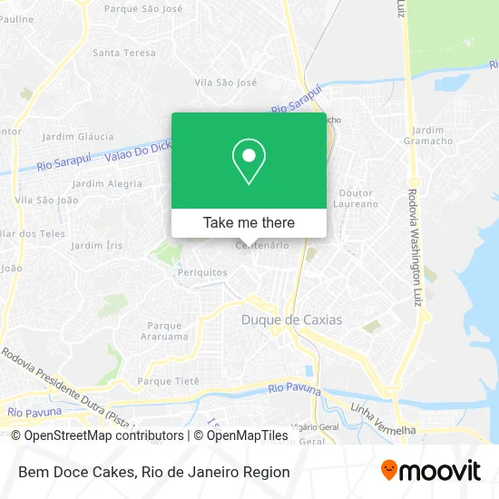 Bem Doce Cakes map