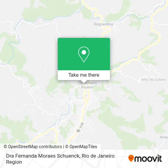 Dra Fernanda Moraes Schuenck map