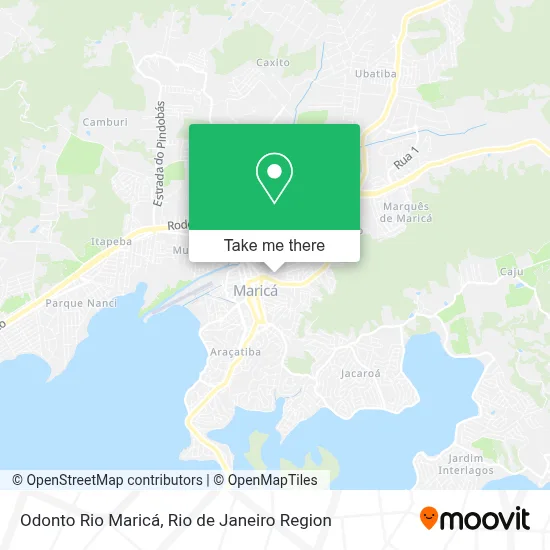 Odonto Rio Maricá map