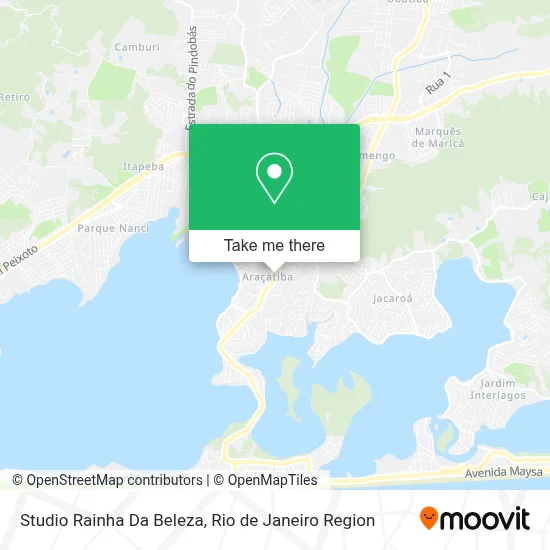 Studio Rainha Da Beleza map