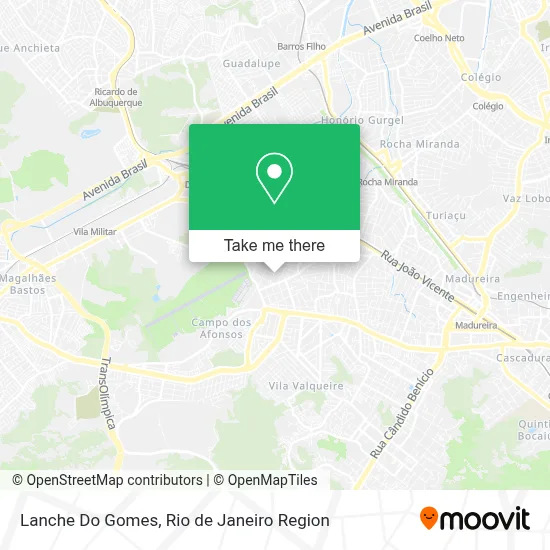 Lanche Do Gomes map