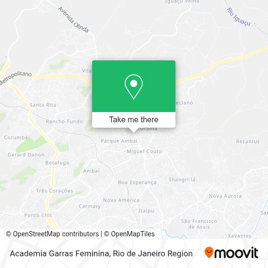 Academia Garras Feminina map