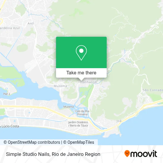 Simple Studio Nails map