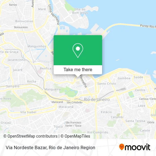 Via Nordeste Bazar map