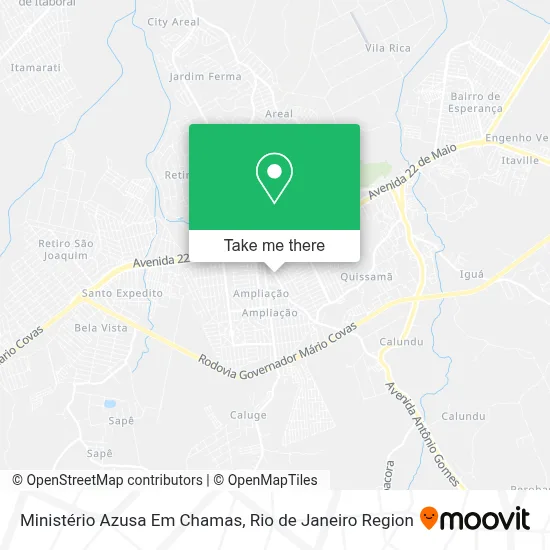 Ministério Azusa Em Chamas map