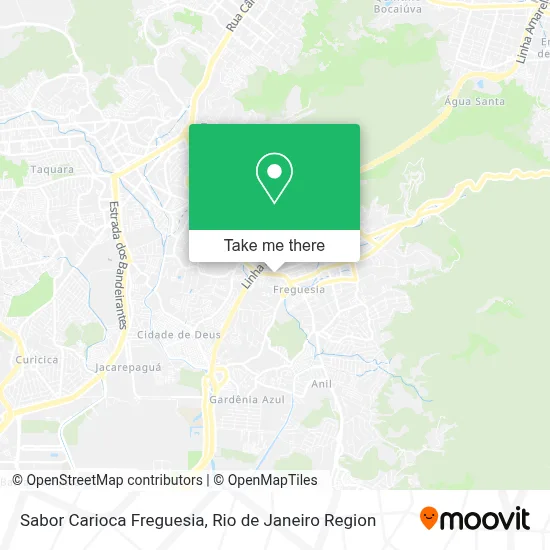 Sabor Carioca Freguesia map